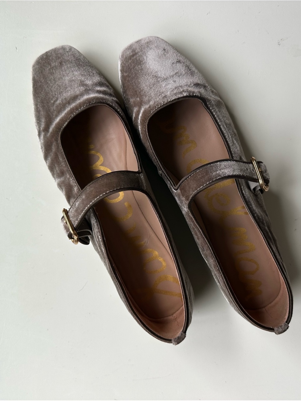 Sam Edelman Velvet Mary Jane Flats